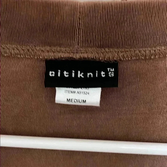 Citiknit Women's Mauve Open-Front Sweater - Picture 2 of 5